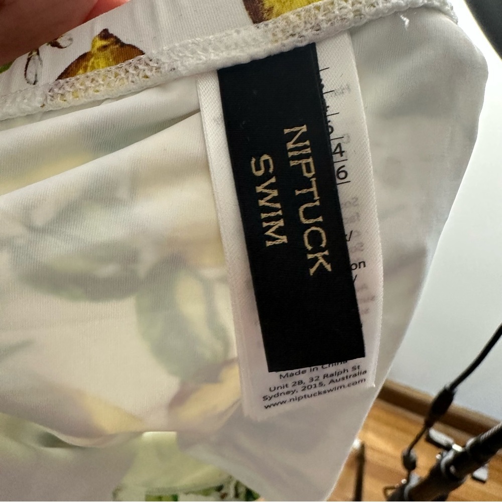 New Nip Tuck Lemon High Waisted Swim Bottom - image 3